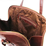 Сумка жіноча ділова RAVENNA TL141795 Tuscany Leather (Коричневий), фото 6