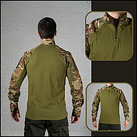 Армейская тактическая рубашка мультикам убакс , тактические боевые рубашки УБАКС UBACS, мужские рубахи XXL