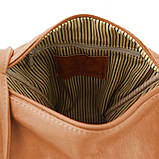 Шкіряний рюкзак Tuscany Leather Delhi TL140962 (Темно-коричневий), фото 5