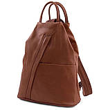 Шкіряний рюкзак Tuscany Leather Shanghai TL140963 (Коричневий), фото 3