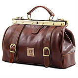 Шкіряна сумка — саквояж Tuscany Leather MONA-LISA TL10034 (Чорний), фото 4