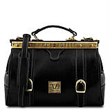 Шкіряна сумка — саквояж Tuscany Leather MONA-LISA TL10034 (Темно-коричневий), фото 8