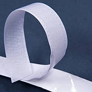 Липучка клейова для столу "Тато" САМОКЛЕЮЧА мікро гачки 25мм Біла