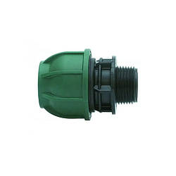 Муфта компресійна 32х1" для пластикової труби, ПНД фітинги Irritec (Італія)