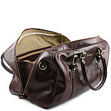 Дорожня шкіряна сумка з пряжками — Великий розмір Tuscany TL141248 Voyager, фото 7