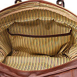 Дорожня шкіряна сумка з пряжками — Великий розмір Tuscany TL141248 Voyager, фото 9