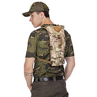 Тактический рюкзак-гидратор олива штурмовой для зсу с питьевой системой 3 л, гидраторы армейские Мультикам