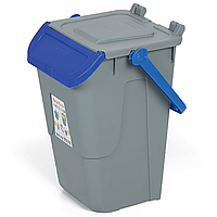 Контейнер для сміття сірий L 370 мм W 370 мм H 520 мм V 35 л Mobil Plastic FD-11/35GRB-BLB
