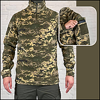 Мужской тактический флисовый убакс пиксельный, тактические боевые рубашки УБАКС UBACS, мужские рубахи CKit