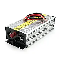 Инвертор напряжения RITAR RSC-1000, 12V/220V, 1000W с правильной синусоидой, 2xShuko, 1xUSB, клеммные провода