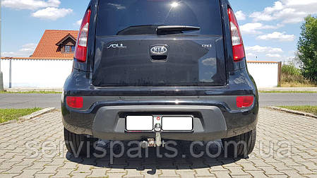 Фаркоп Kia Soul 2008-2014 (Кіа Соул) оцинкований, без підрізу бампера, фото 1