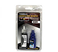 Набір рідка шкіра + клей для ремонту шкіри та вінілу Visbella DIY Leather and Vinyl Repair Kit Чорний