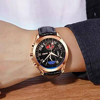 Модные мужские часы круглые SKMEI 9236RGBK, Часы наручные мужские, Крутые MA-718 мужские часы