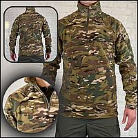 Военный зимний убакс флисовый мультикам из флиса, прочная тактическая кофта, тактическая и форменная одежда