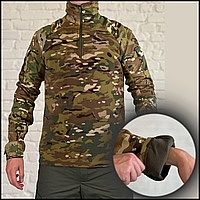 Мужской тактический флисовый убакс мультикам, тактические боевые рубашки УБАКС UBACS, мужские рубахи CKit