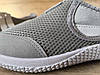 Мокасини СІРШІ на білій підошві текстиль сітка літні чоловічі жіночі унісекс-сліпи, фото 7