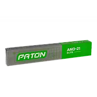 Электроды сварочные Патон АНО-21 Elite Paton диаметр 3 мм, 2.5 кг для сварки конструкций из углеродистой стали