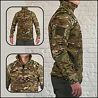 Военный зимний убакс флисовый мультикам из флиса, прочная тактическая кофта, тактическая и форменная одежда