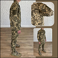 Тактический боевой костюм рип-стоп пиксель зсу , военный костюм осень, форма штурмовая CKit