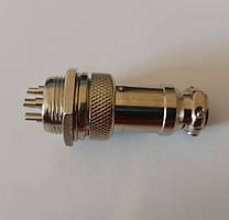 Роз'єм циліндричний GX16 4P (пара — тато +мама) 4pin