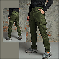 Штурмовые военные штаны мужские ткань рипстоп хаки, тактические и полевые брюки M CKit