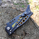 Ніж складаний трансформер Columbia Т-2016, танто, чорний/золото, фото 3