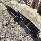 Ніж складаний трансформер Columbia Т-2016, танто, чорний/золото, фото 4