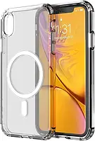 Чохол силіконовий Clear Case з MagSafe для iPhone Xs
