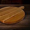 Дерев'яна тарілка менажниця з роздільниками для подачі страв і закусок "Мілено" ясень 29х22х2 см, фото 3
