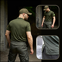 Армійська футболка Coolmax військова футболка чоловіча військового кольору, тактичні військові футболки хакі для чоловіків CKit