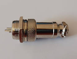 Роз'єм циліндричний GX16 2P (пара — тато +ма) 2pin