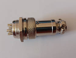 Роз'єм циліндричний GX16 5P (пара — тато +ма) 5pin