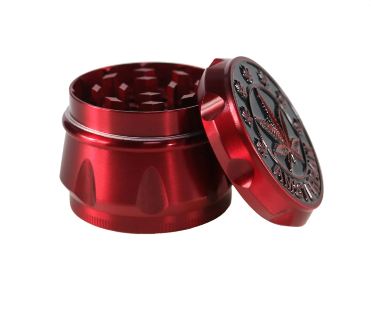 Гриндер для подрібнення D&K CANNABIS DK-5083-4 (Red)-LВR | Подрібнювач