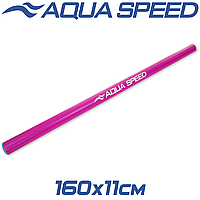 Палиця для аквафітнесу нудл для басейну аквапалиця для плавання Aqua Speed Inflatable Pool Noodle Pink (160 см)
