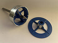 Фреза для пінопласту з регульованою глибиною фрезерування отворів для кріплення дюбелів