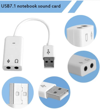 Зовнішня звукова карта USB 7.1 Apple, фото 1