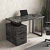 Стіл комп'ютерний письмовий у стилі лофт із тумбою на 3 шухляди II FMX-3, фото 7