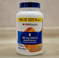 CVS Health Vitamin E 180 mg 400 iu 400 капсул витамин е токоферол
