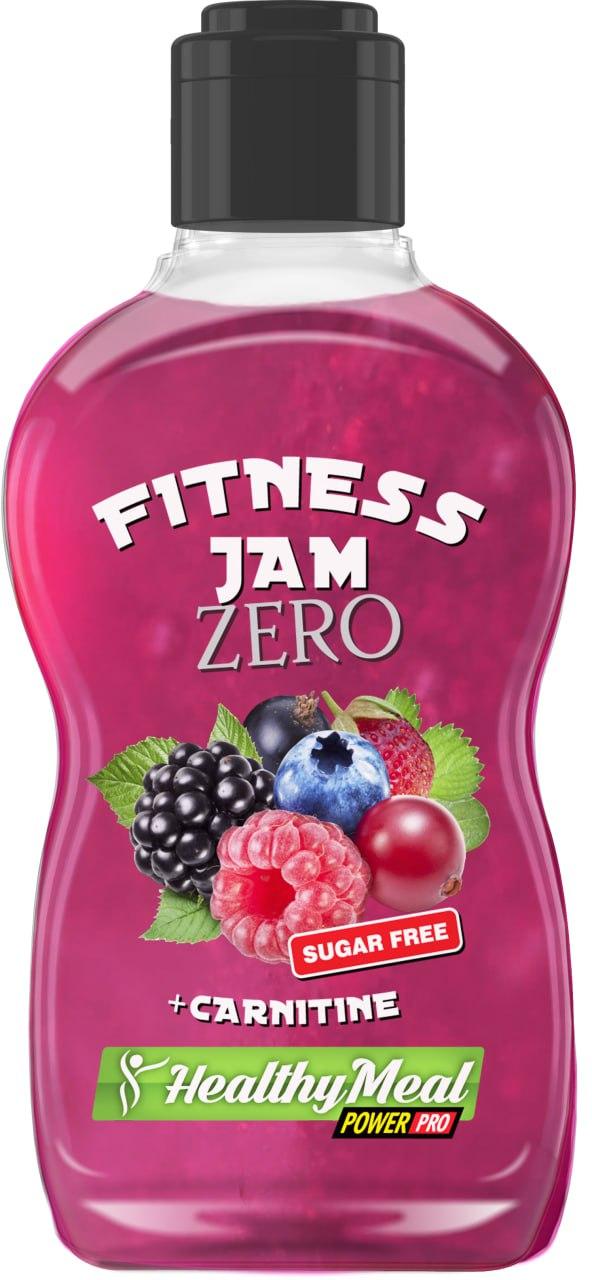 Джем Fitness Jam ZERO Power Pro + Carnitine 200 г Лісові ягоди