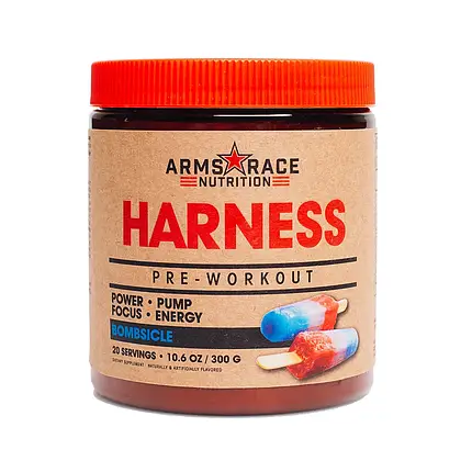 Передтренувальний комплекс Arms Race Nutrition Harness Pre-Workout 300 г (20/40 порц.) (персик), фото 3