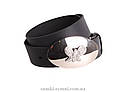 Жіночий ремінь з натуральної шкіри blx90457 чорний, фото 2
