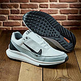 Кросівки Чоловічі Натуральна Шкіра Білі, фото 3