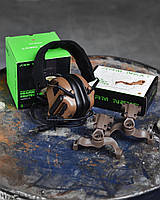 Активні навушники військові earmor m32 н, навушники тактичні earmor, армійські навушники для стрільби