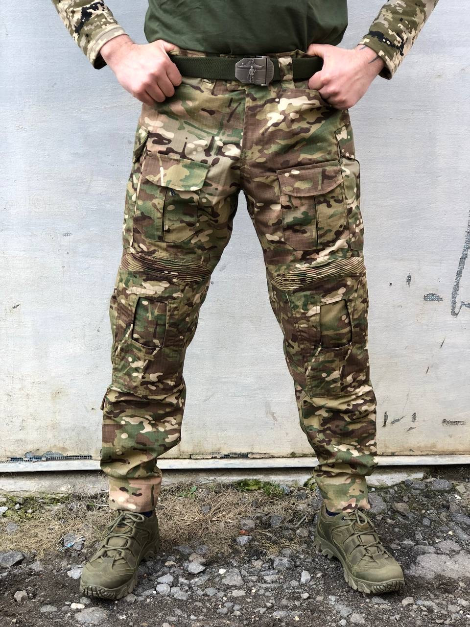 Тактичні брюки з еластичними вставками, мультикам, фото 1
