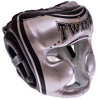 Шлем боксерский с полной защитой кожаный TWINS FHGL3-TW4 S-XL