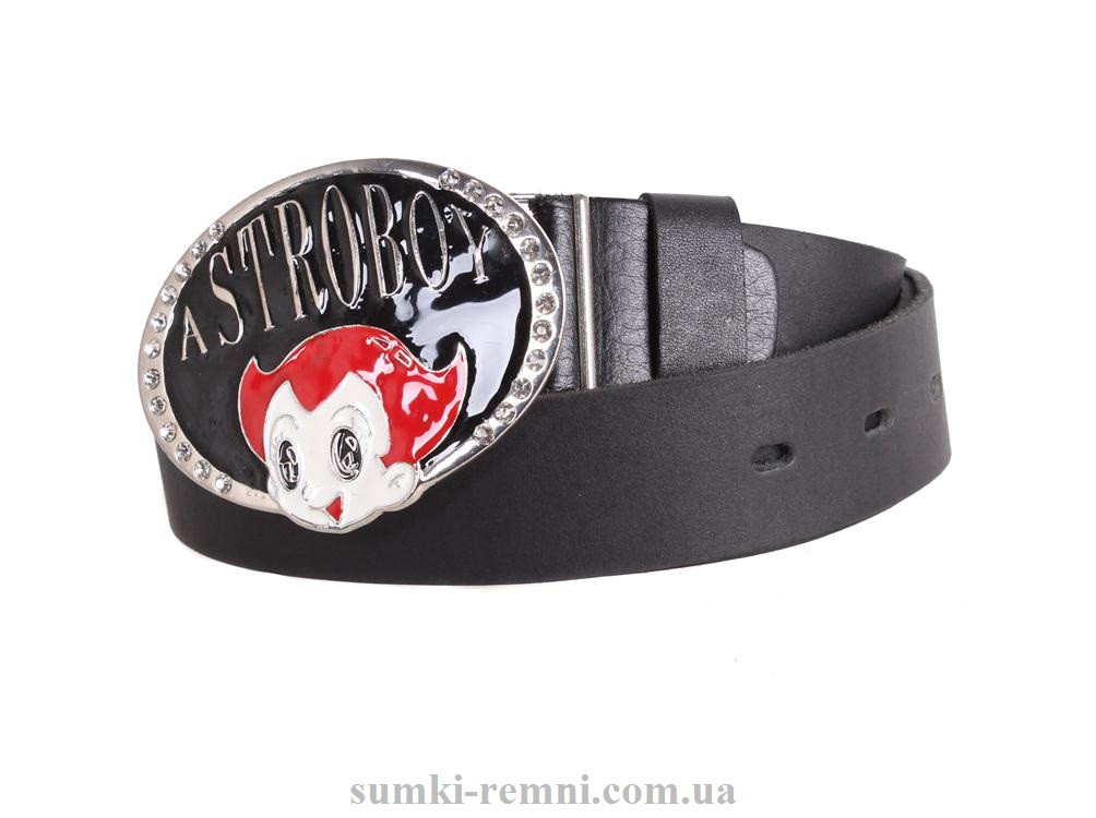 Жіночий ремінь з натуральної шкіри blx90459 чорний, фото 1