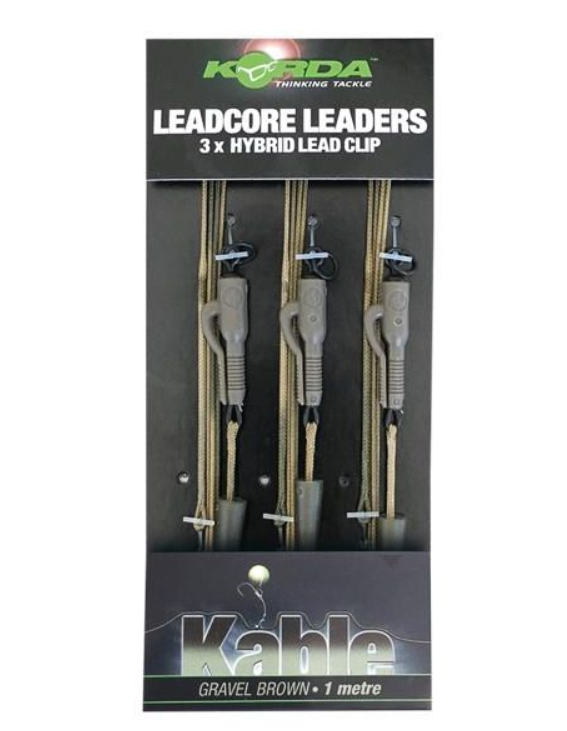 Korda Leadcore leader Lead Clip Weed / Silt 3 ps - фото 1 - id-p2009702097