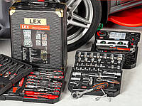 Инструмент для автомастерской, Набор головок автомобильный 186ед LEX (Польша), ALX