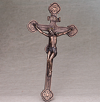 Крест настенный с креплением Veronese Распятие 38х20 см 76435 бронзовое покрытие Не медли покупай!