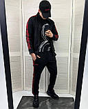 Чоловічий спортивний костюм HUGO BOSS CK7629 чорний, фото 7